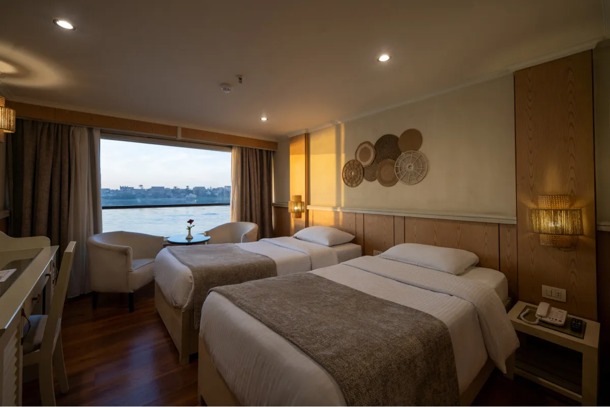 Cabin aboard the Magic I Nile Cruise Nile cruise